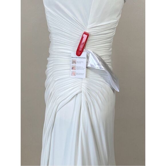 Mac Duggal Ieena Jersey Asymmetric Gown size 8 - Picture 4 of 10